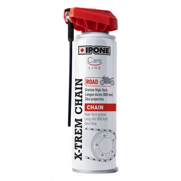 Graisse chaine Ipone CARELINE X-TREM CHAIN ROAD 250 ML UniverselRef : IP0117 / 800641