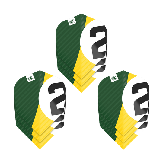 Target Pro Ultra Chicane Green No6 Flights - 3 Sets