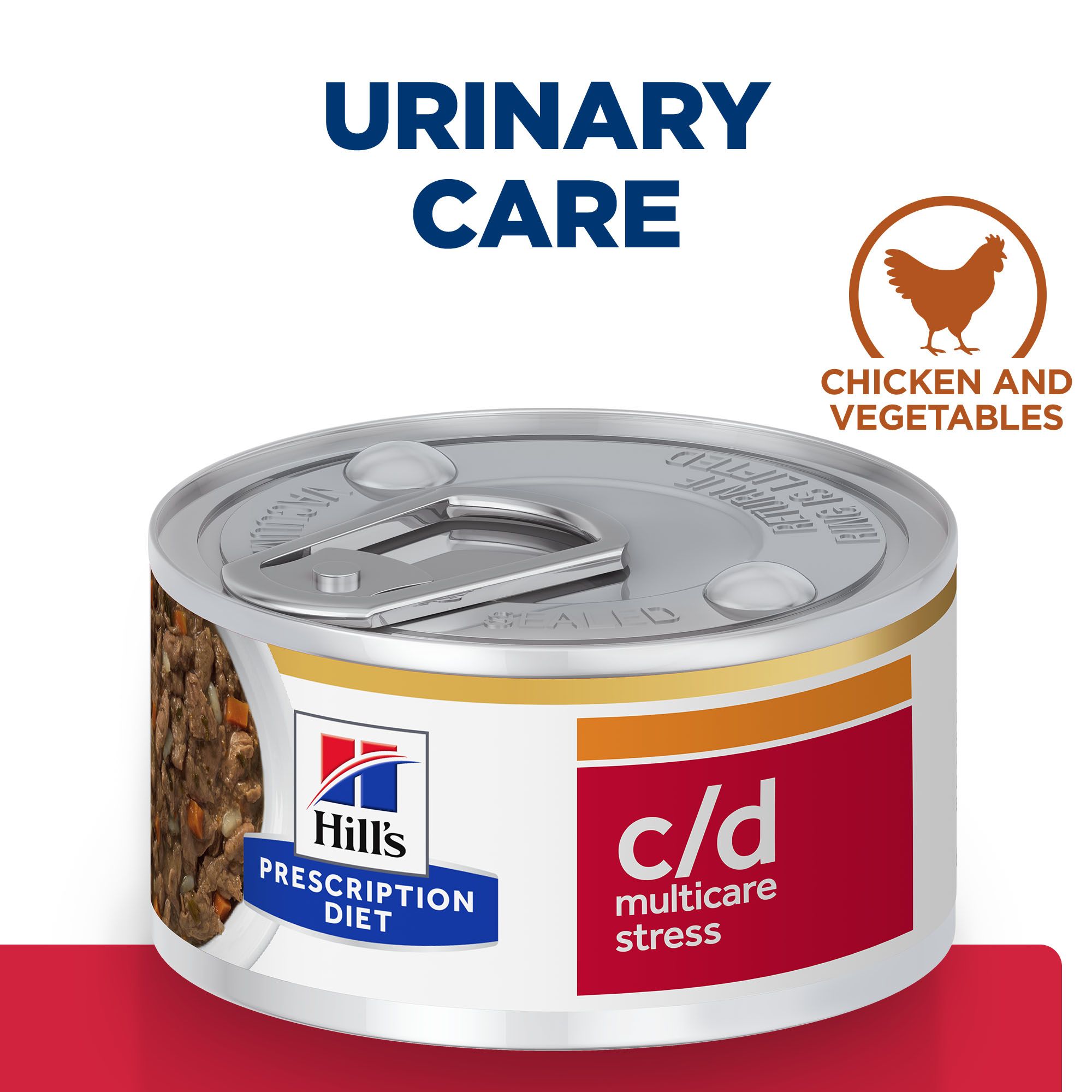 Hill's c/d Urinary Stress Stew - Prescription Diet - Feline - 12 x 82 g