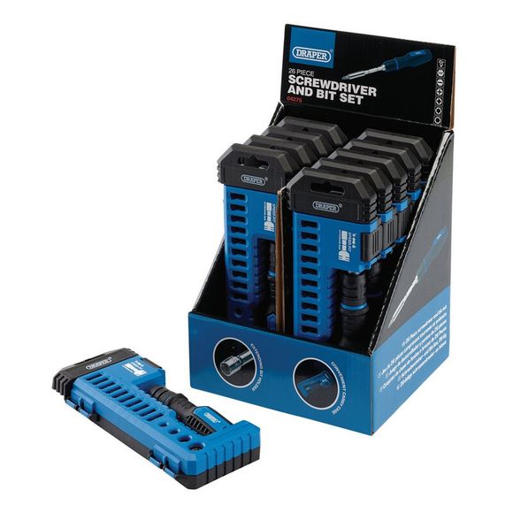 Draper Universal Screwdriver and Bit Set with Extendable Bit Holder, 26 PiecesRef: DP00038A / 1125775