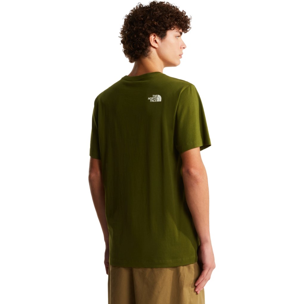 The North Face Mountain Line Regular Graphic T-Shirt Men - Woodland Green