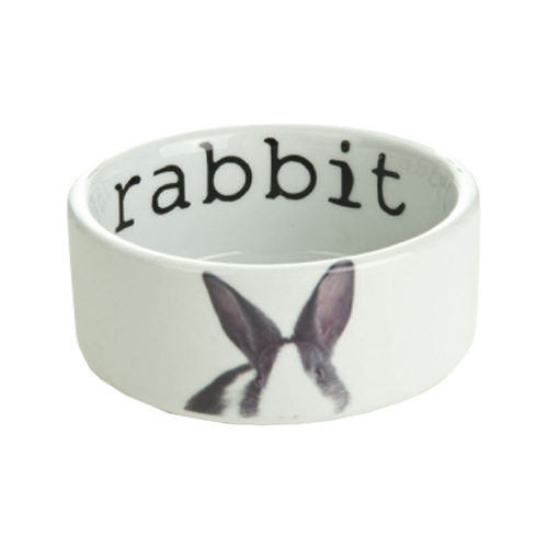 Beeztees Snapshot Food Bowl Rabbit