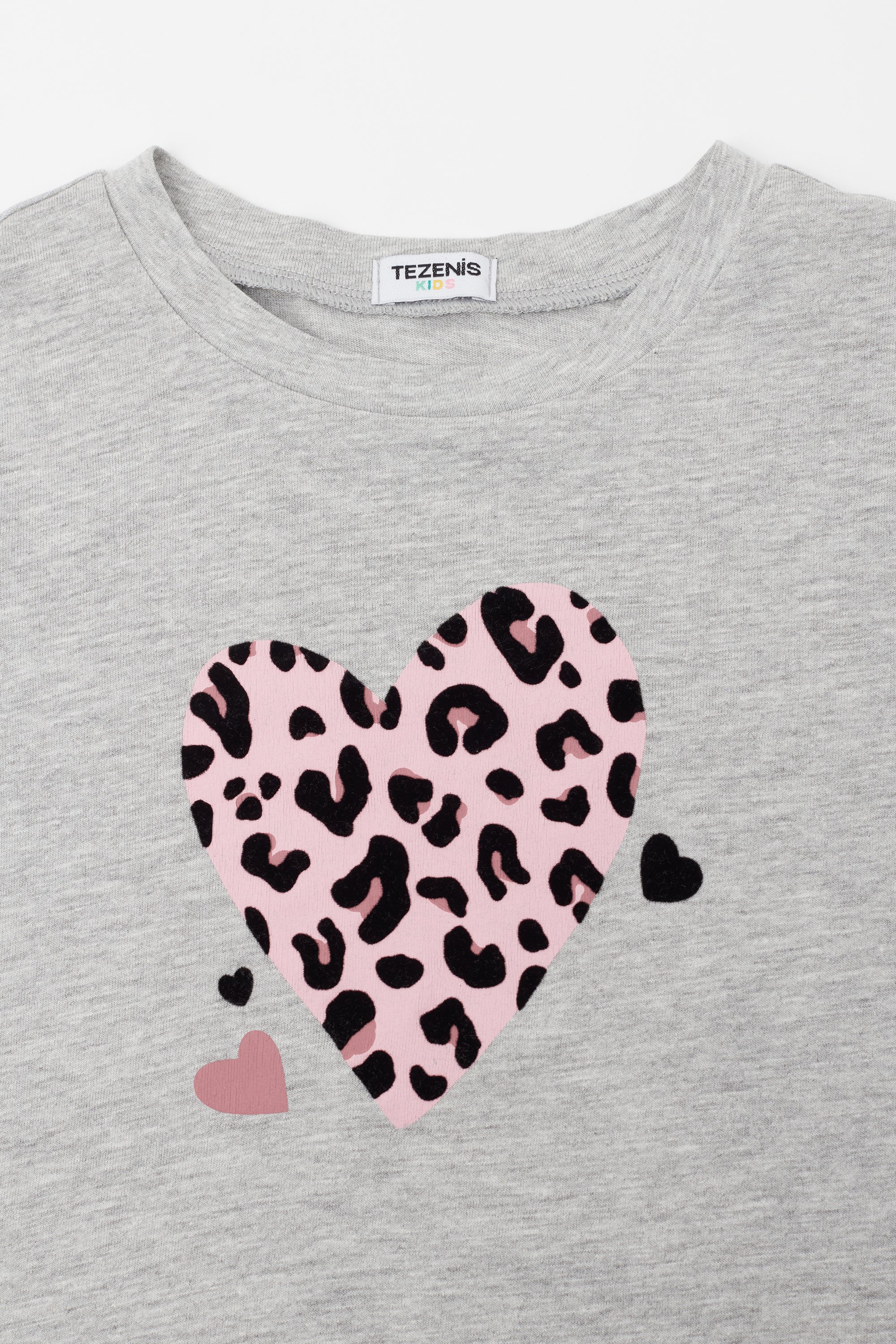 Girls’ Long Sleeve Cotton Top with Print