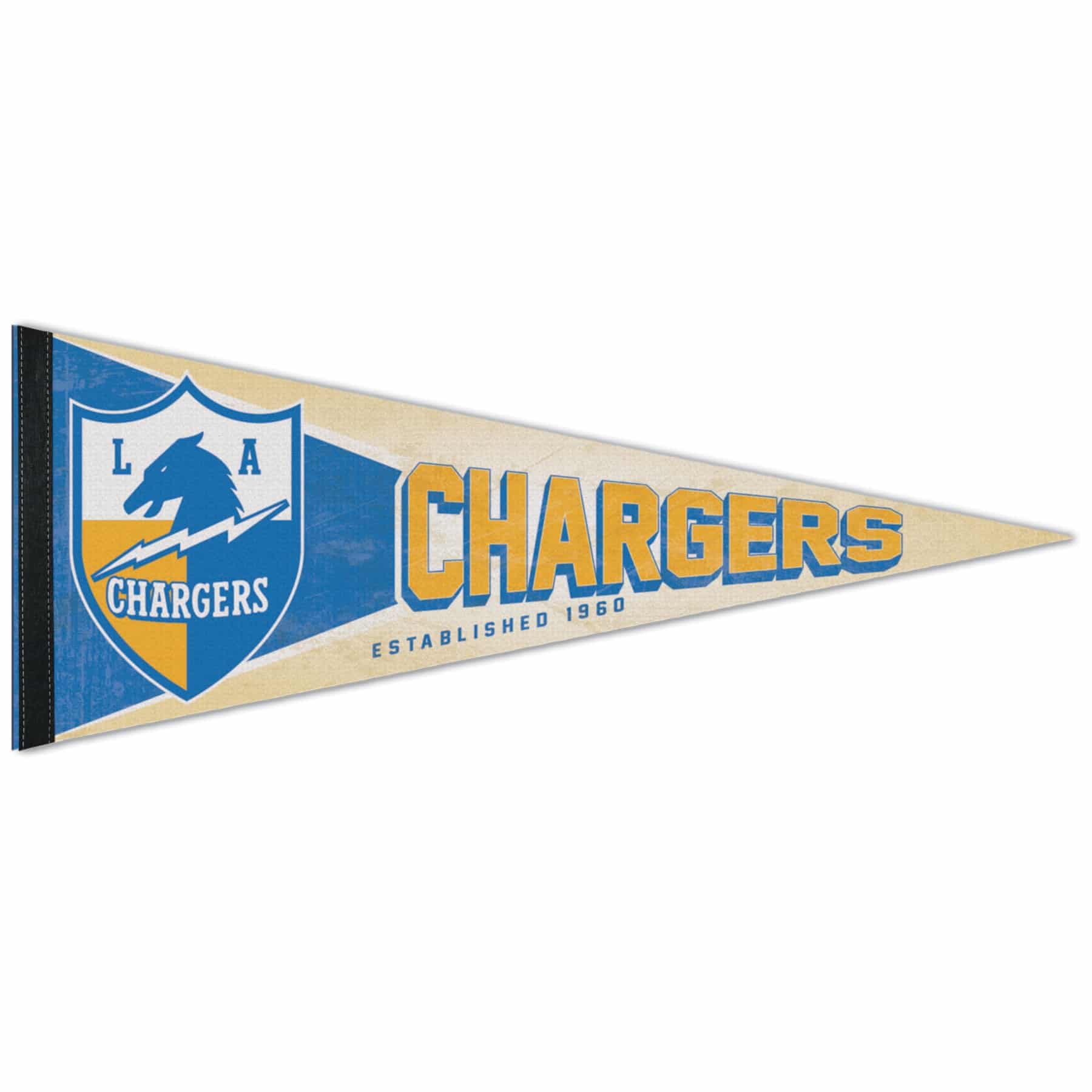 Los Angeles Chargers Premium Throwback NFL Pennant