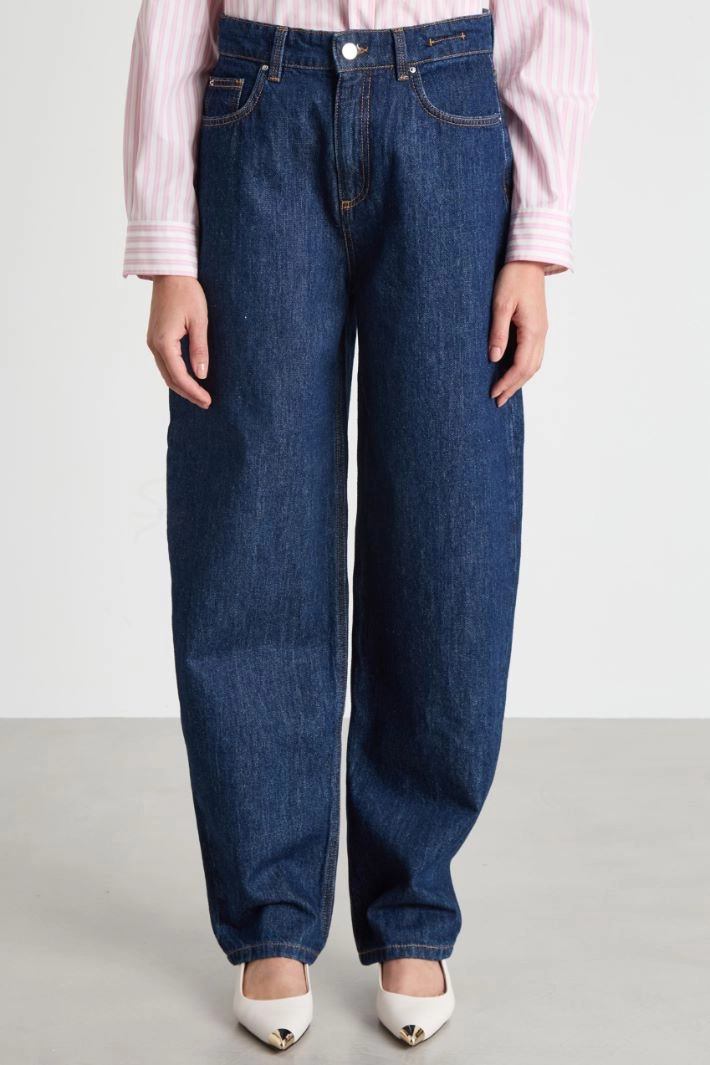 Barrel jeans - BLUE