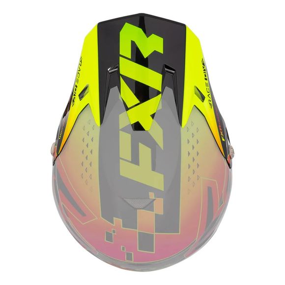 Visor Tt Fxr 6D Atr-2 23 2026 - Yellow / RedRef: FXR0915 / 231700-6595-00
