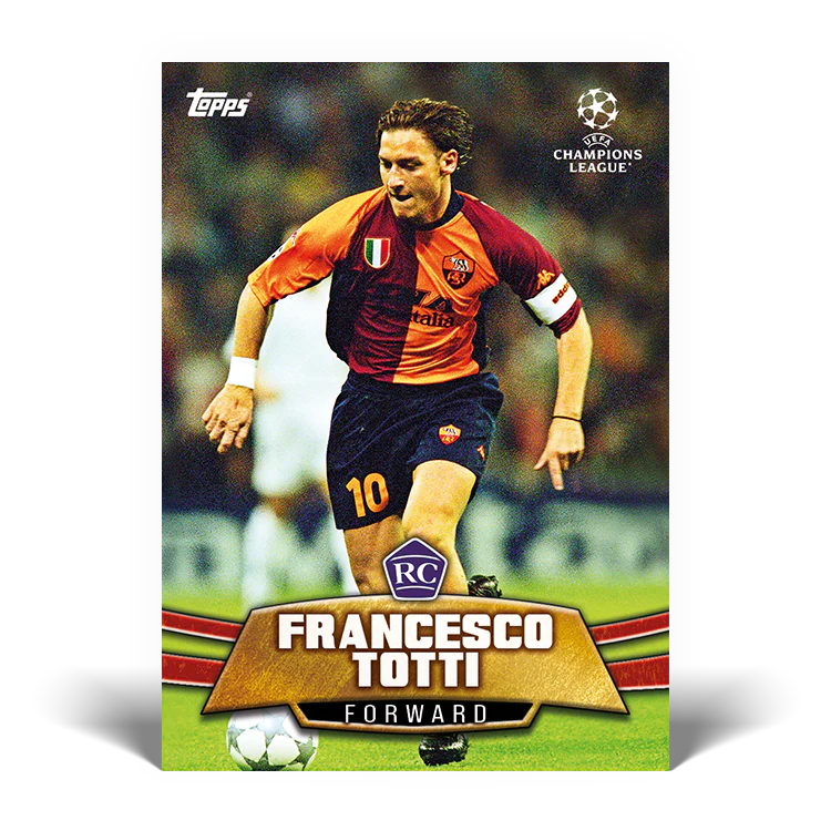 The Lost Rookie Card - Francesco Totti - Card #19