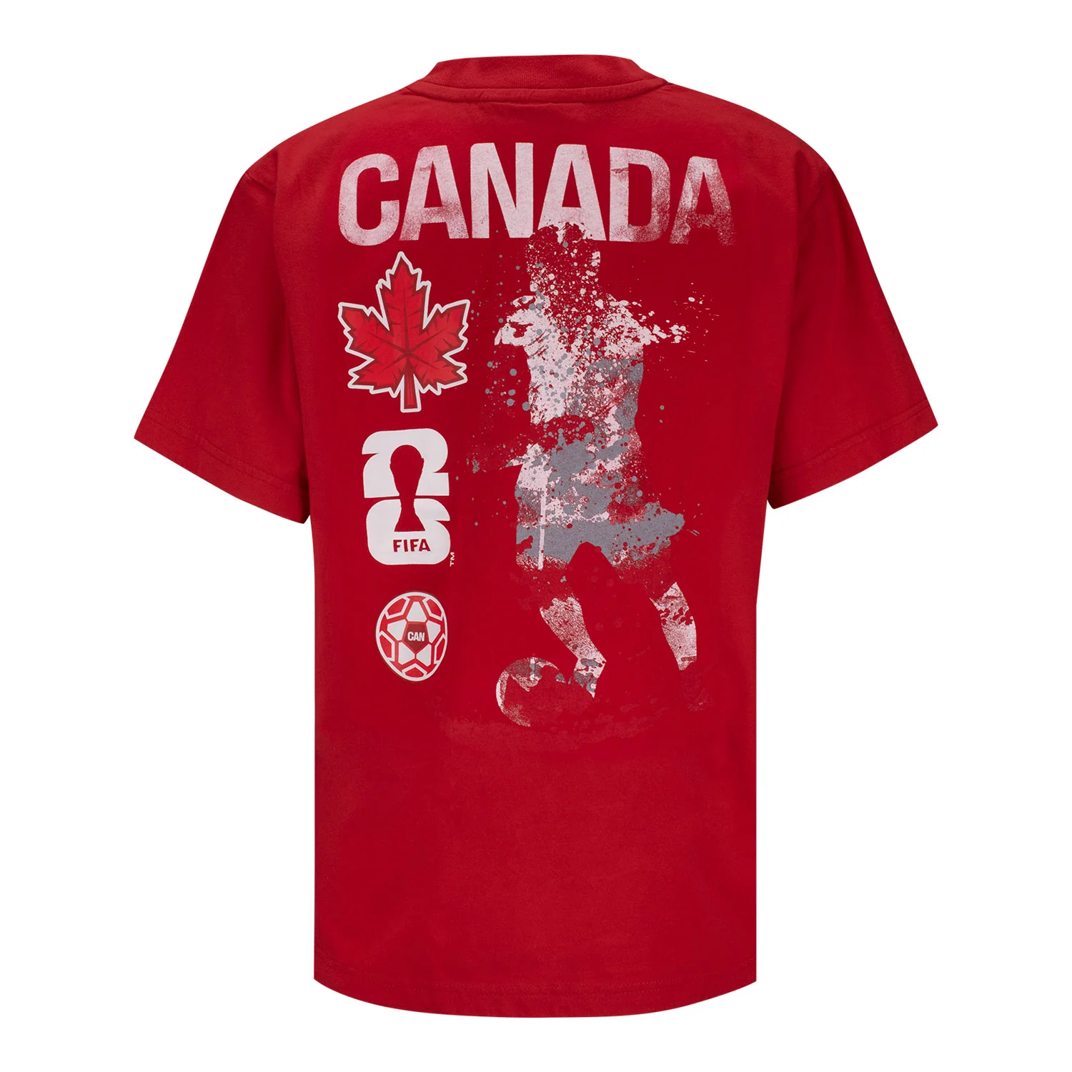 2026 Soccer Fan Collection Canada Rise and Strike T-Shirt - Youth