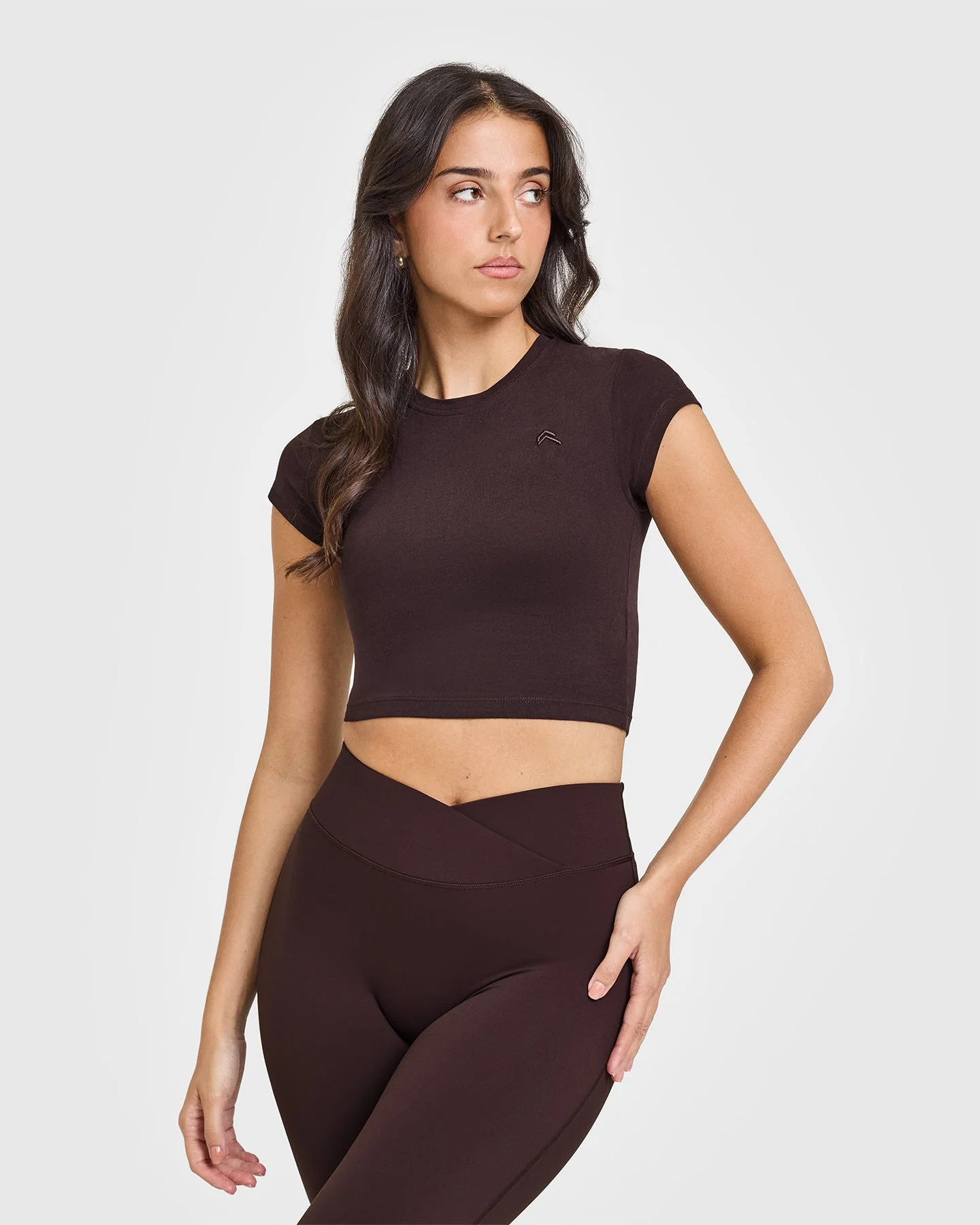 Cotton Icon Baby T-Shirt | Plum Brown