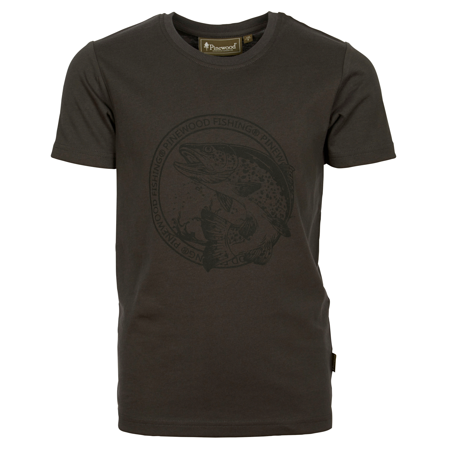 Pinewood Salmon Fish T-Shirt Kids (D.Anthracite)