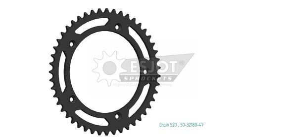 Couronne Esjot 47 dentsVOGE 650 650 DSX - 2023Ref : ESJO00044A / 12113061