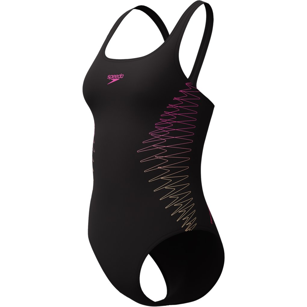 Speedo Placement Muscleback Swimsuit Women - anthracite
