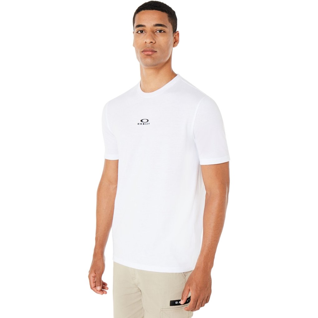 Oakley Bark New Short Sleeve Shirt Men - White