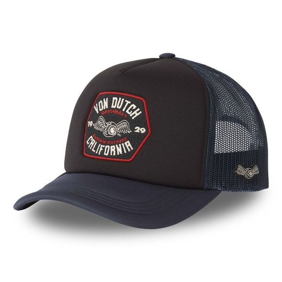 Von Dutch Foam Cap - Black / BlueRef: VDH0369 / VD/1/CT/FOAM/02-TU