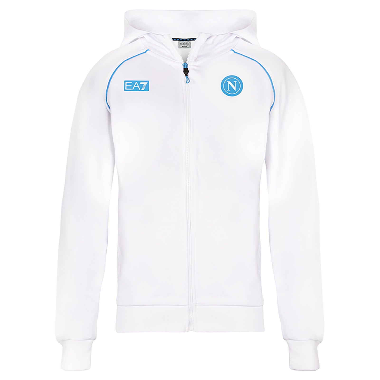 SSC Napoli White Interlock Hoodie 2025/2026