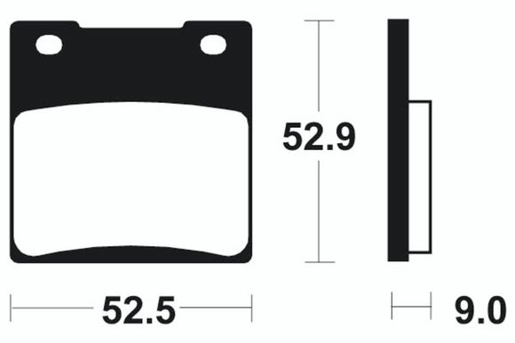 Tecnium Performance sintered metal brake pads - MR56Ref: TE00987A / 1023095