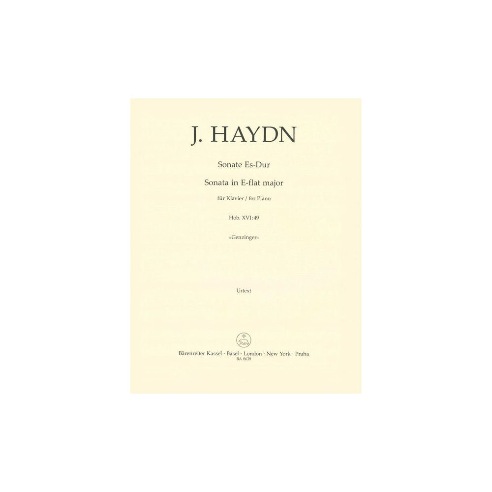 Bärenreiter Haydn Klaviersonate Es