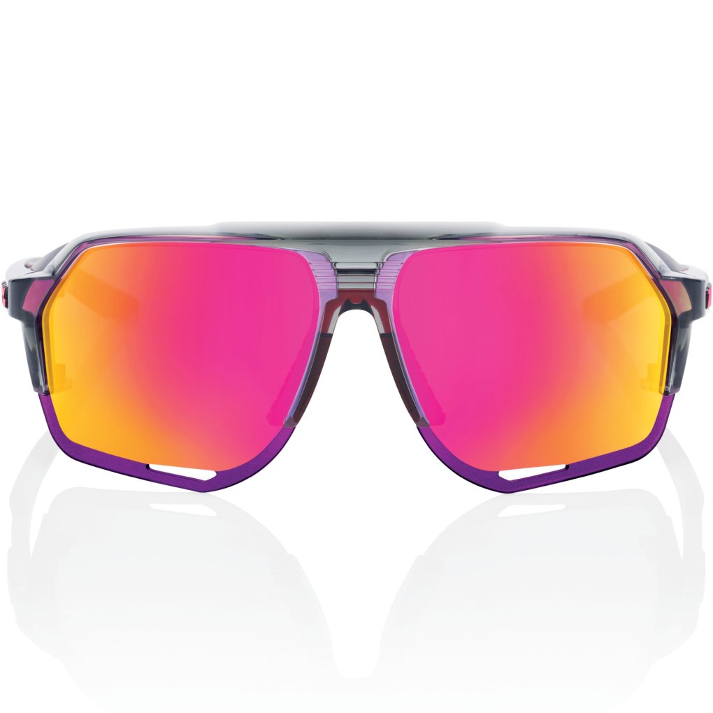 100% Norvik Glasses - Tokyo Nights / Translucent Grey - Purple Multilayer Mirror | Clear