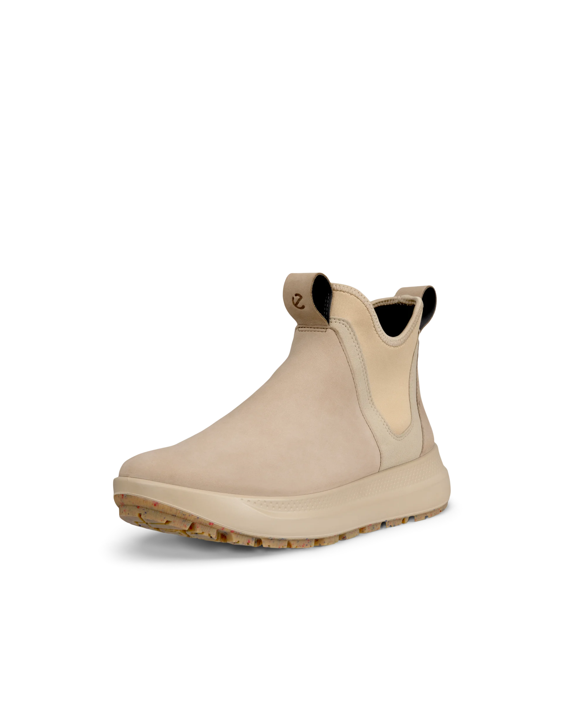 ECCO SOLICE Damen Outdoor-Ankle-Boot aus Nubukleder mit Gore-Tex Beige