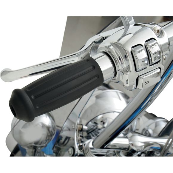 Drag specialties vintage style handlebar grips - blackRef: DRG0175 / 06300595