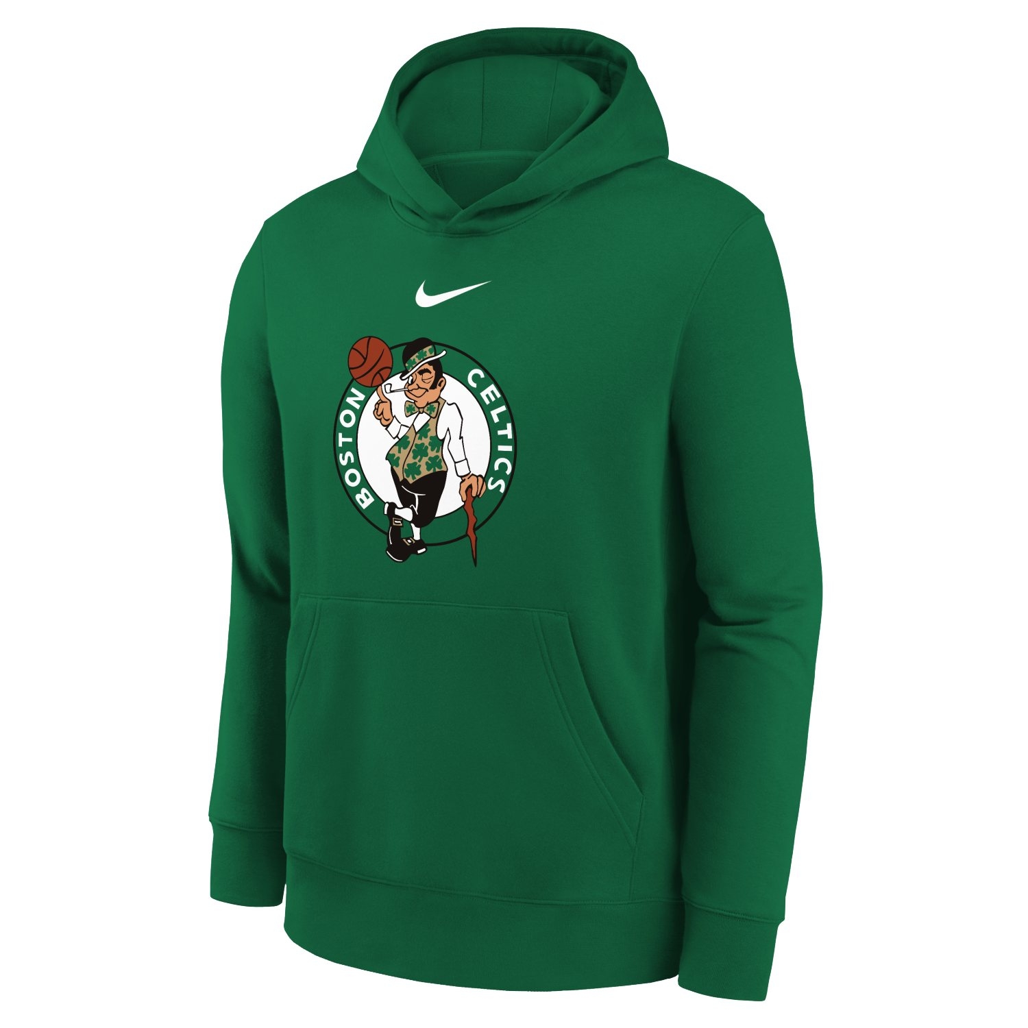 Boston Celtics NBA Logo Nike Club Hoodie Green (YOUTH)