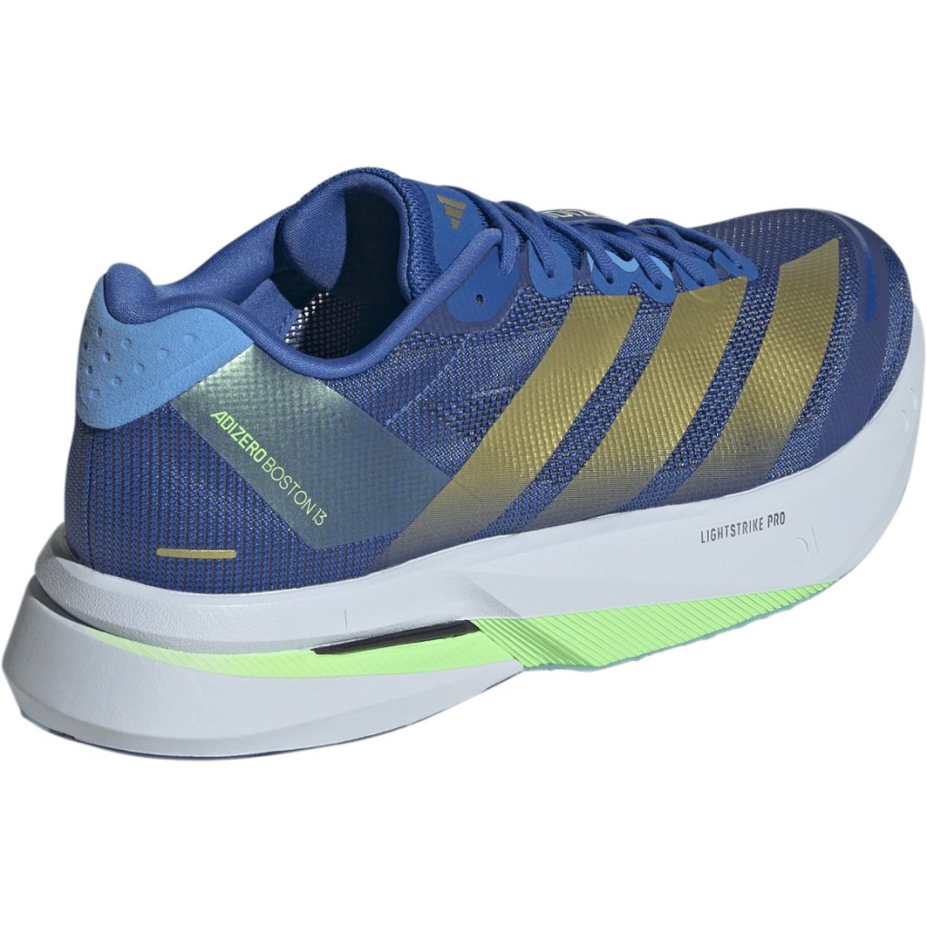 adidas Adizero Boston 13 Running Shoes Men - blue/gold metal/blue burst JQ1669
