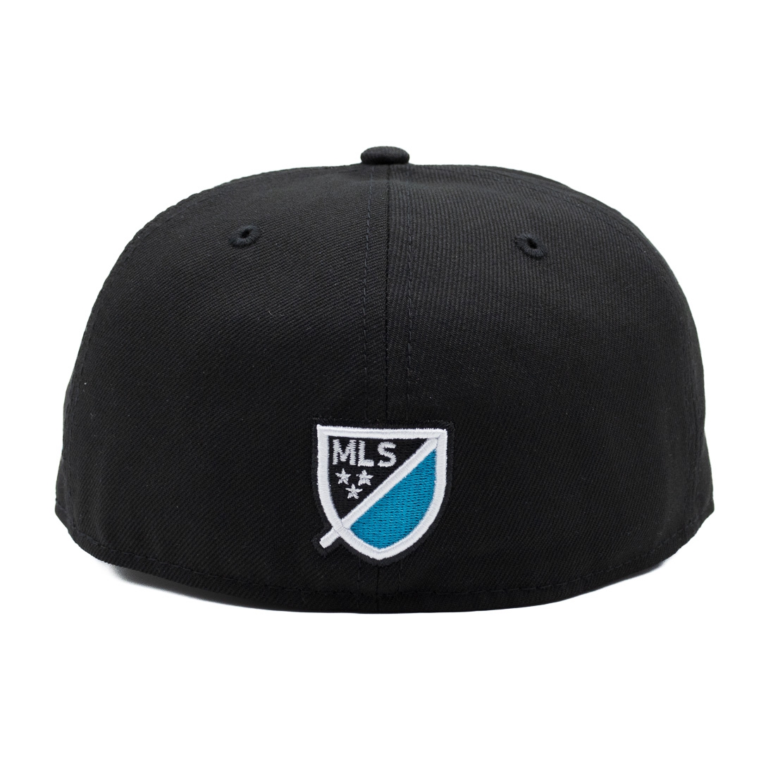 Charlotte FC Team Logo New Era 59FIFTY Fitted MLS Cap Black