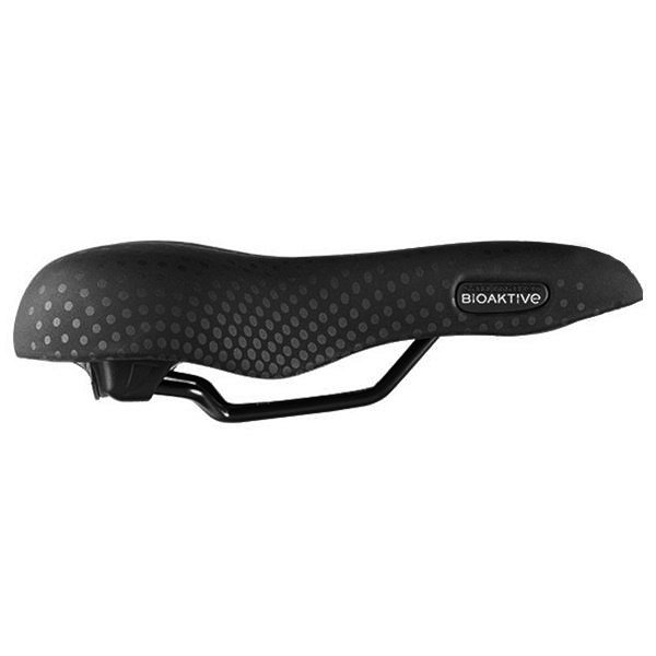 Selle San Marco Trek Open-Fit Gel Sattel L - black suede