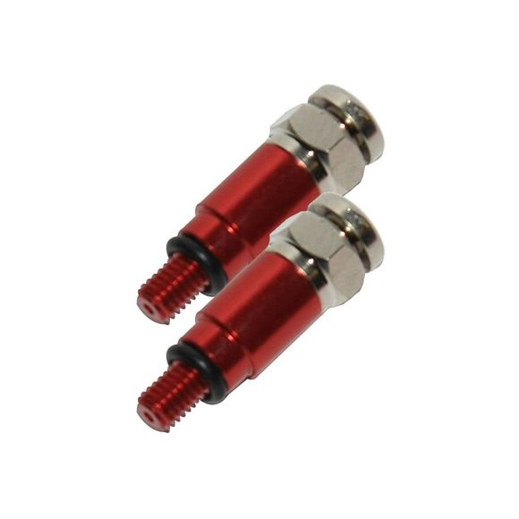 Bike It M5x0.8 fork bleeders FOR KAYABA SHOWA PAIR Universal - RedRef: BIK0066