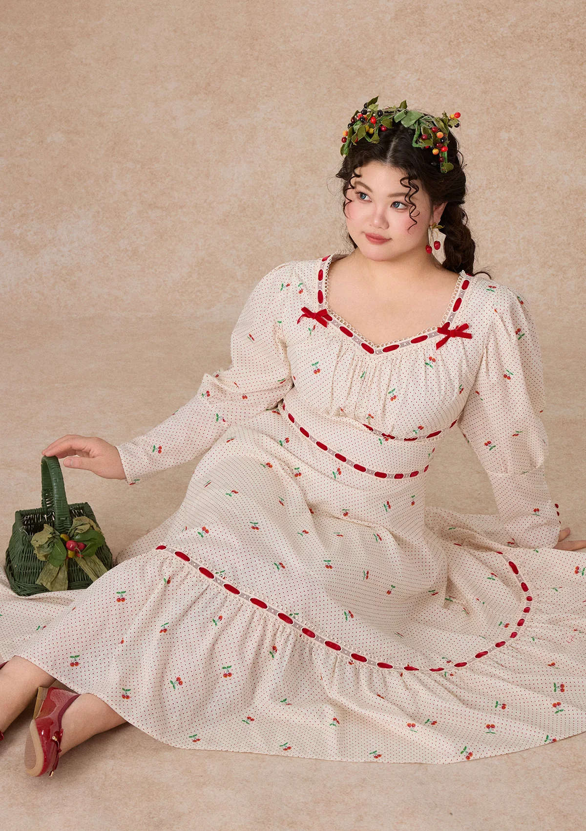 Curve & Plus Cherry Bite Dress