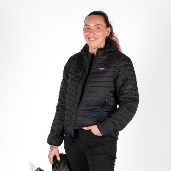 DXR ARCADIA Motorcycle Puffer Jacket - BlackRef: DXR1026