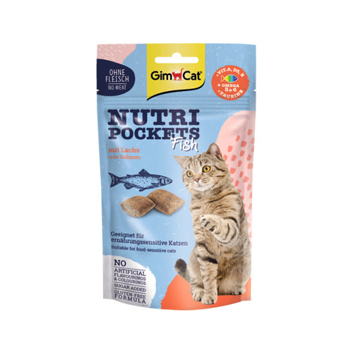 GimCat Nutri Pockets Fish - Salmon - 60 g
