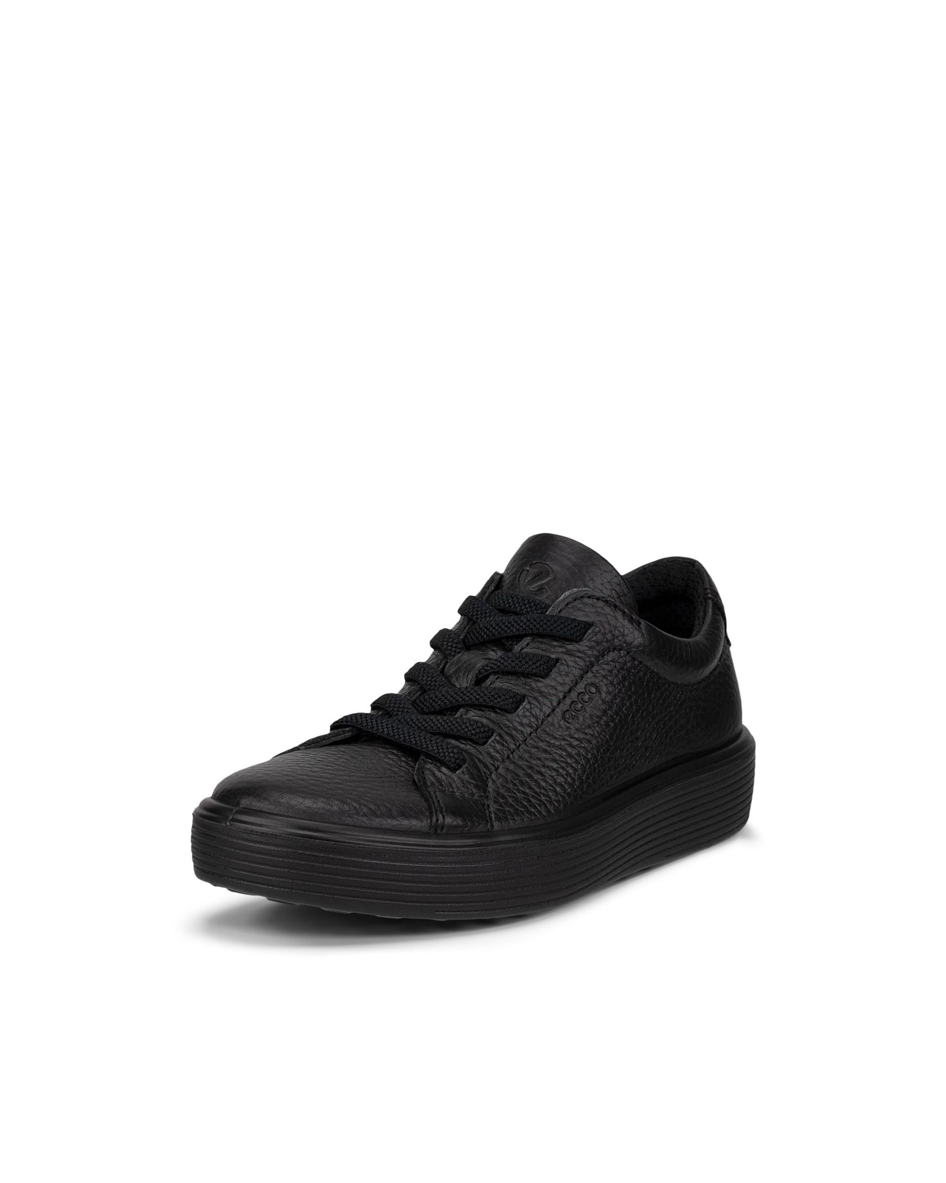 ECCO SOFT 60 K Kinder Ledersneaker Schwarz