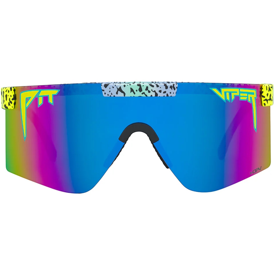 Pit Viper The Original 2.0 Glasses - Wide - Rec Beach / HDPV Polarized Blue Purple