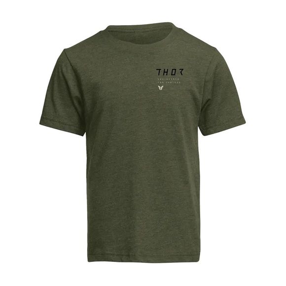T -shirt short sleeves Thor Stamp - Child - Brown / GreenRef: TO3431