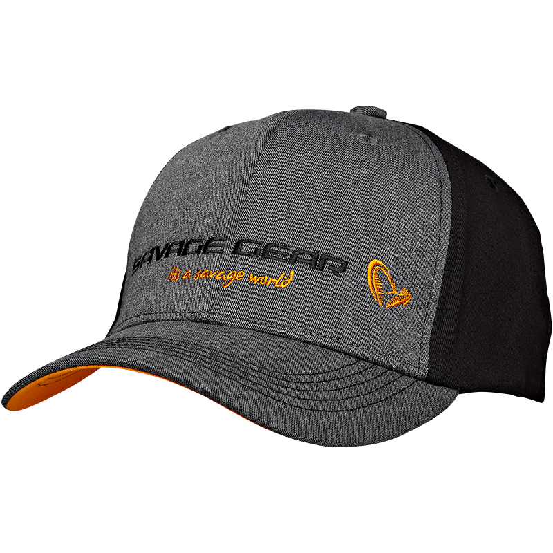 Savage Gear Strike Cap Unisex (Grey Melange\/Black)