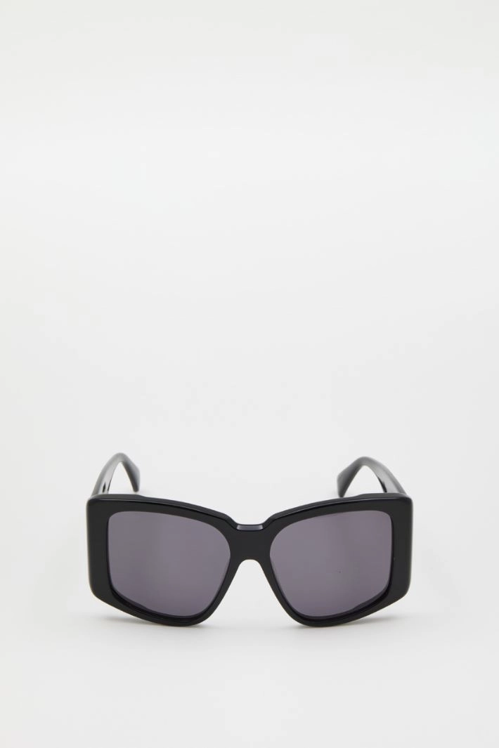 Oversized square sunglasses - BLACK