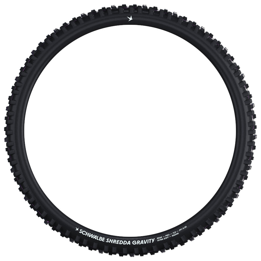 Schwalbe Shredda Rear Folding Tire - Evolution | Addix Ultra Soft | Gravity Pro | Radial | ECE-R75 - 29x2.50