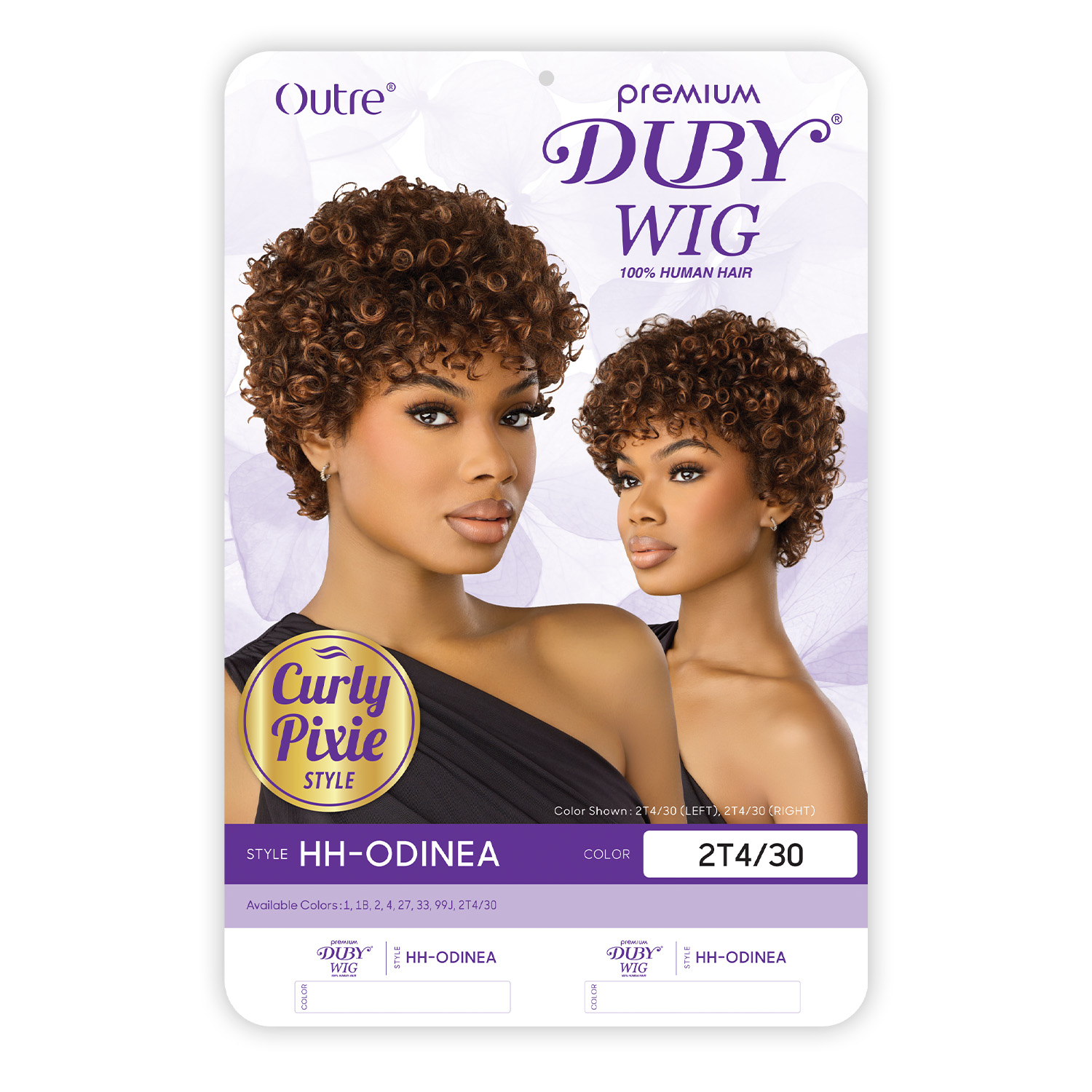 Outre Human Hair Premium Duby Wig Curly Pixie Style HH-Odinea