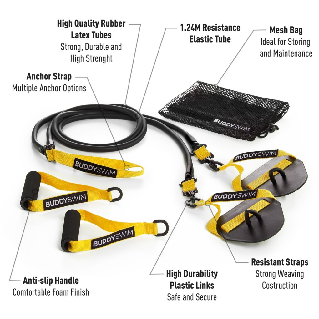 Buddyswim Super Stroke Dryland Cords 2.0 - light - yellow