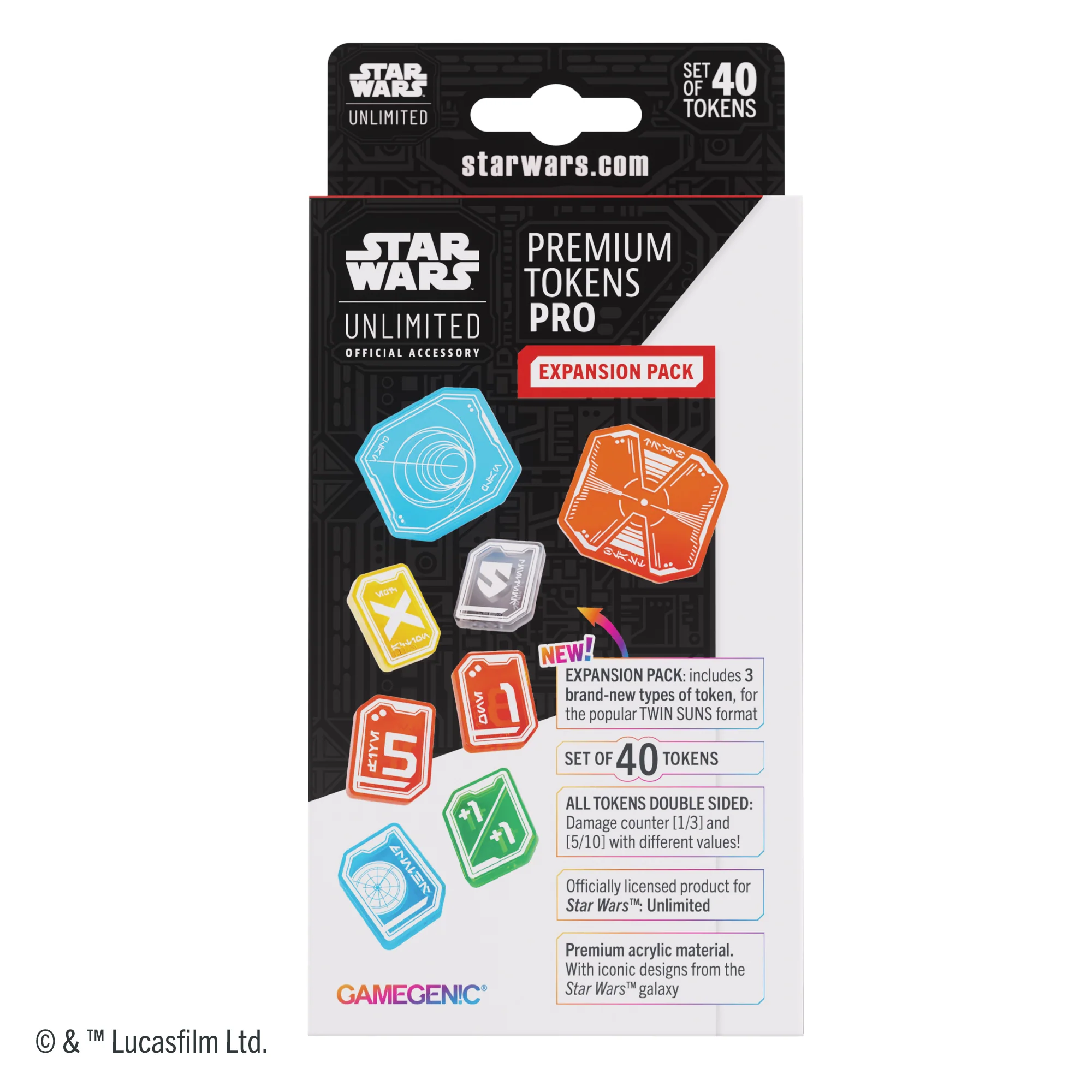 Star Wars: Unlimited Premium Tokens Pro Expansion Pack