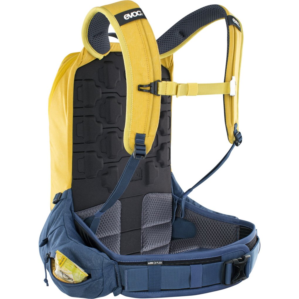 EVOC Trail Pro 26 Protector Backpack - Curry/Denim