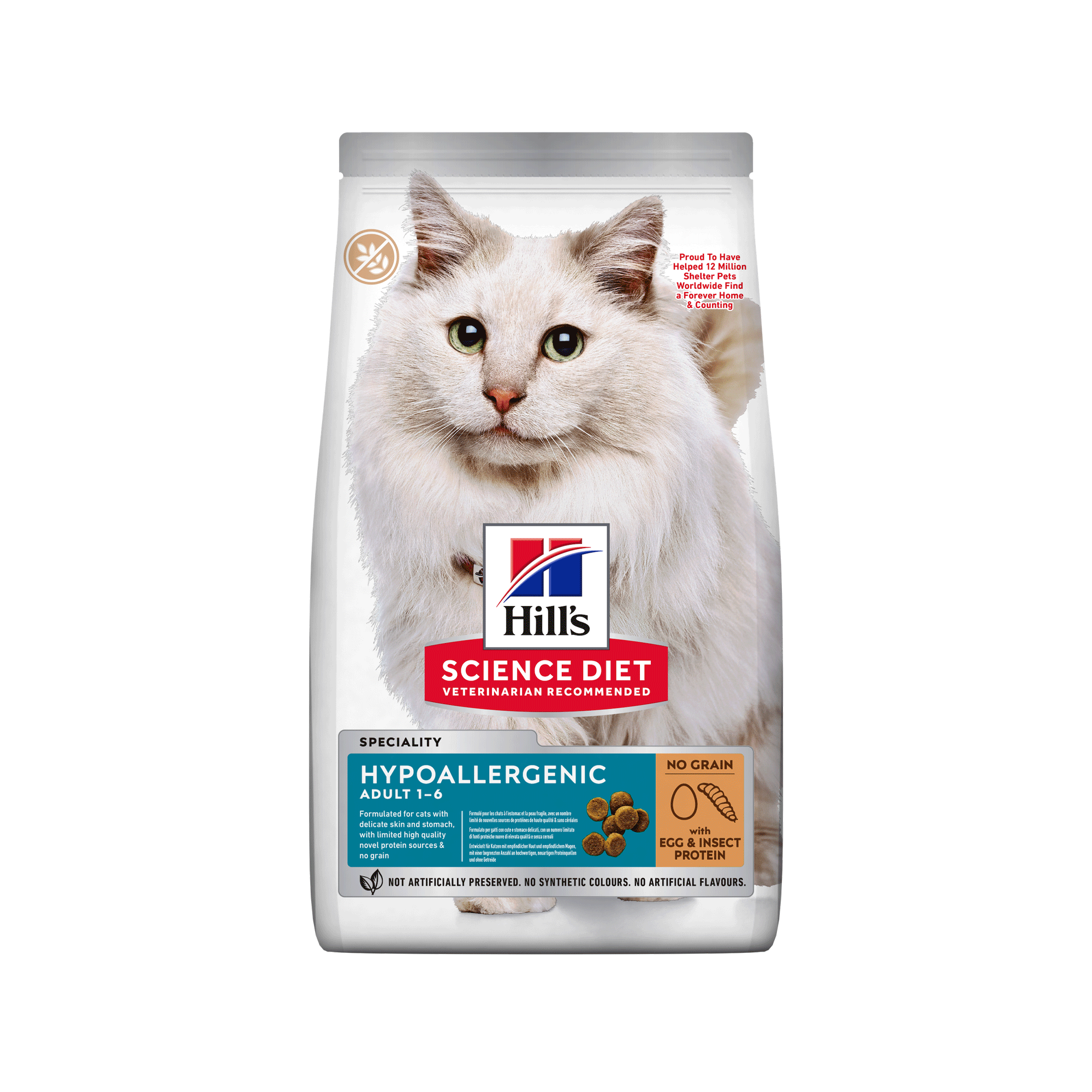 Hill's Science Plan Hypoallergenic Cat Egg & Insect - 1.5 kg