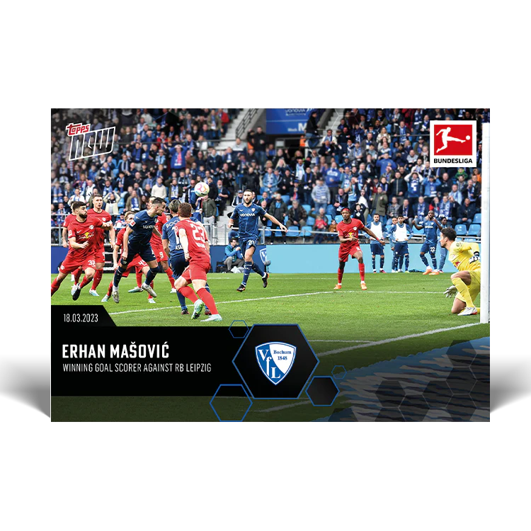Topps UK - Winning goal scorer against RB Leipzig - Bundesliga TOPPS NOW® Card #160