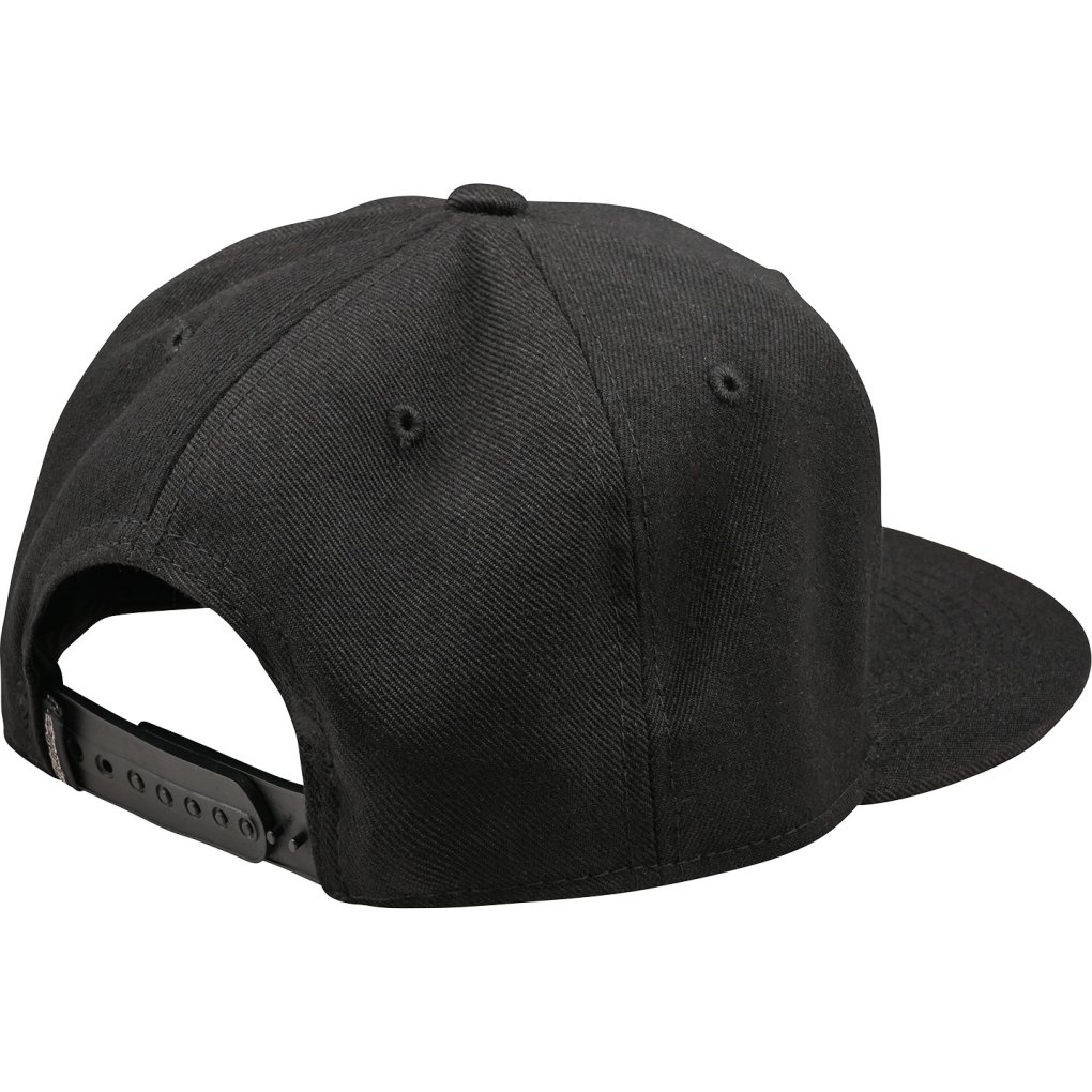 Troy Lee Designs Flat Bill Snapback Cap - Signature Black