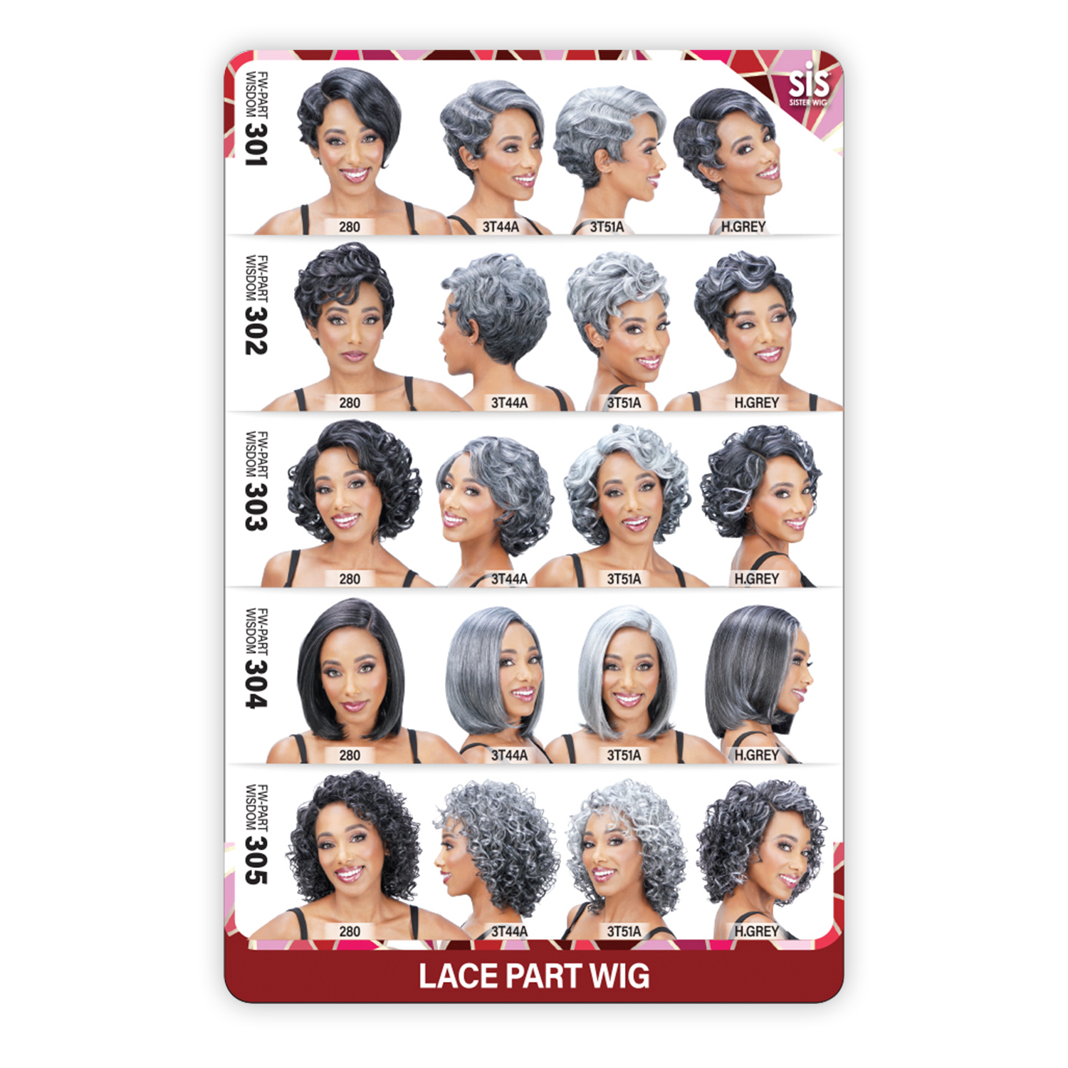 Zury Sis Wig Lace Part FW-Part Wisdom 305