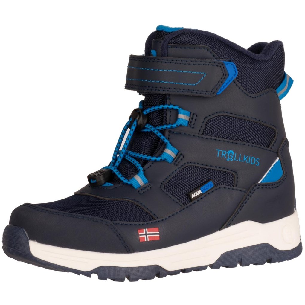 Trollkids Lofoten PRO Winter Boots Kids - Navy/Medium Blue