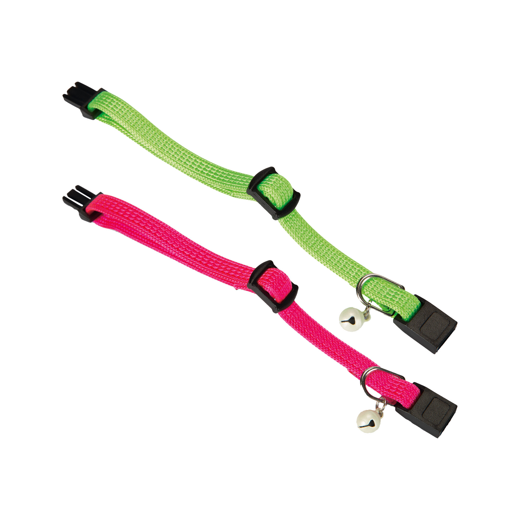 Beeztees Nylon Kitten Collar - Bright Pink - 23 x 0.8 x 0.3 cm