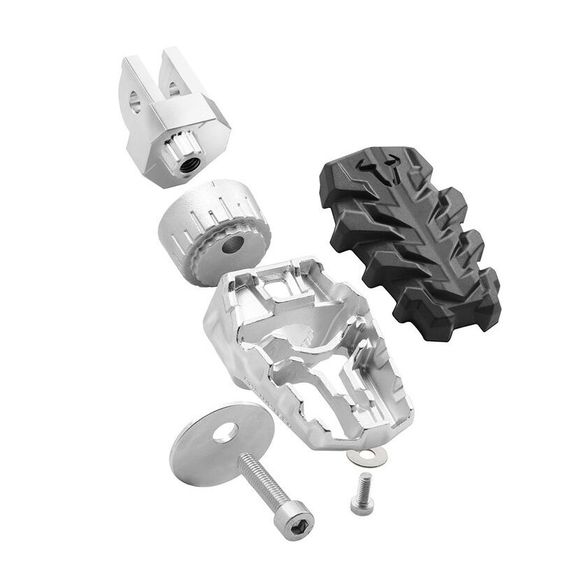 SW-MOTECH EVO Footrests - GreyAPRILIA 660 TUAREG 660 - 2021 - 2025Ref: SWM0698 / FRS.13.112.10200