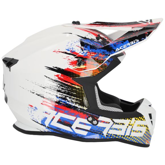 Casque cross Acerbis LINEAR 22.06 2024 - Blanc / BleuRef : AE5311